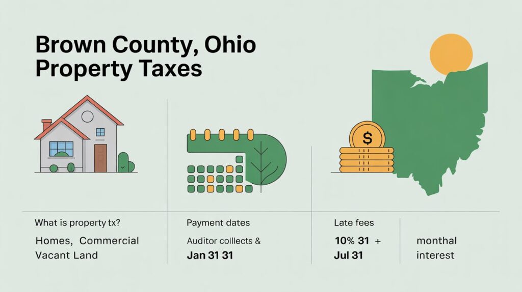Brown County Property Tax Due Dates and Penalties