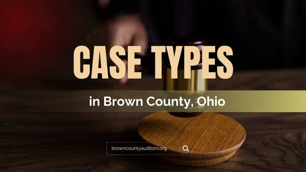 Case Types in Brown County, Ohio