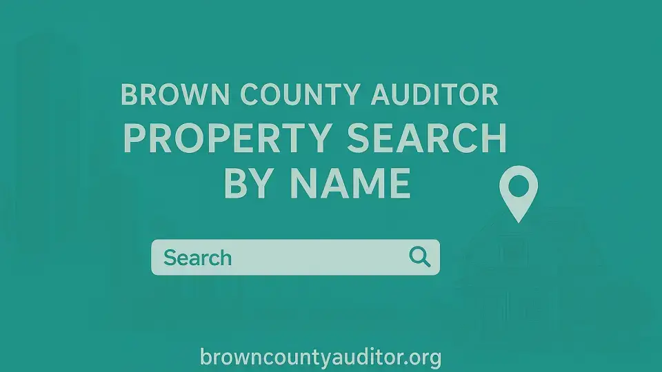 Brown County Property Search by Owner Name​